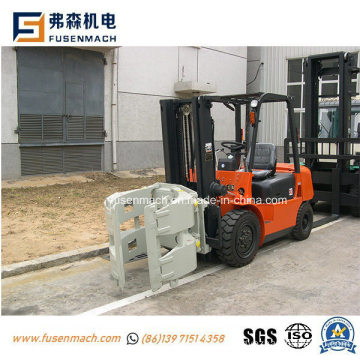 3ton Forklift Truckwith Bale Clamps, Paper Roll Clamp, Drum Clamp